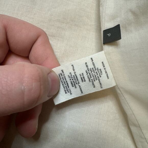 Theory Faux Fur Beige Clairene Jacket Size S - Picture 5 of 6